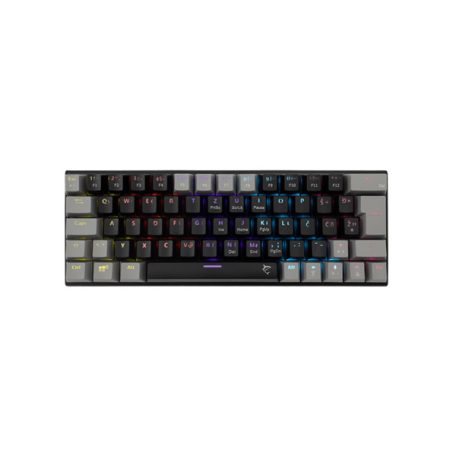 WHITE SHARK GK-002123V2-B-G/BL-HU WAKIZASHI-2-B-G/BL-HU vezetékes mech.bill.fekete/szürk magyar,64 kék