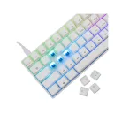 WHITE SHARK GK-004223W/BL-HU SHINOBI-2/W-BL-HU vezetékes mech. bill. 62 kék gomb,fehér,magyar