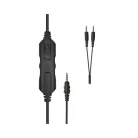 WHITE SHARK GH-2540R ELEPHANT-R  vezetékes gamer fejhallgató mikrofonnal, piros