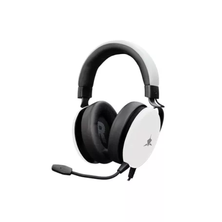 WHITE SHARK GH-2540W ELEPHANT-W  vezetékes gamer fejhallgató mikrofonnal, fehér