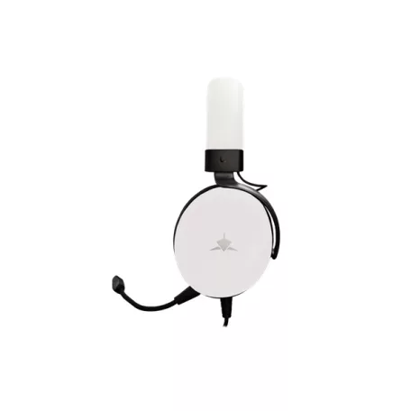 WHITE SHARK GH-2540W ELEPHANT-W  vezetékes gamer fejhallgató mikrofonnal, fehér