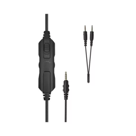 WHITE SHARK GH-2540W ELEPHANT-W  vezetékes gamer fejhallgató mikrofonnal, fehér