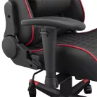 WHITE SHARK RACER-TWO fekete/piros gamer szék