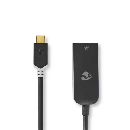 Nedis CCBW64952AT02 USB-C 3.2 Gen 1, 1000 Mbps,  USB C apa - RJ45 anya, 0,20 m