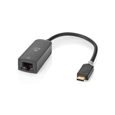 Nedis CCBW64952AT02 USB-C 3.2 Gen 1, 1000 Mbps,  USB C apa - RJ45 anya, 0,20 m
