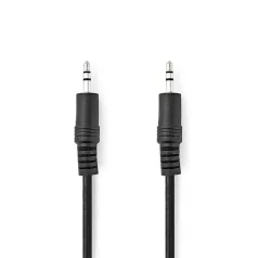   Nedis CAGL22000BK100 sztereo audio kábel, 3,5 mm jack dugó - 3,5 mm jack dugó, 10m