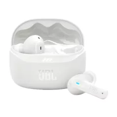   JBL Tune Beam 2 TWS Bluetooth fülfallgató mikrofonnal, USB-C, 100dB, In-Ear, 16 ohm, tölthető 2 óra, 65 mAh, fehér