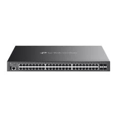   TP-LINK Switch 8x1000Mbps(8xPOE++) + 40x1000Mbps(40xPOE+) + 4x10Gbps SFP+ + 1xkonzol port, Menedzselhető, SG5452XMPP