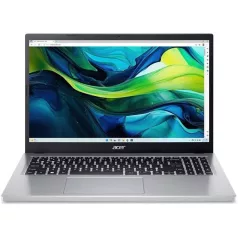   ACER Aspire Go AG15-32P-33EG, 15.6" FHD, Intel Core 3 N355, 16GB, 512GB SSD, UMA, DOS, ezüst