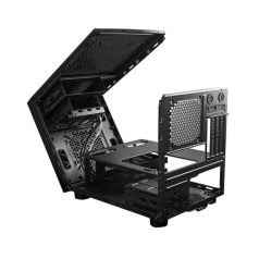 CHIEFTEC ház, Pro Cube, M-ATX, Cube, fekete
