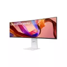 LG ívelt 144Hz monitor 49" 49U950A-W, 5120x1440, 32:9, 400cd/m2, 5ms, HDMIx2/Displayport/USBx2/USB-C (90W)