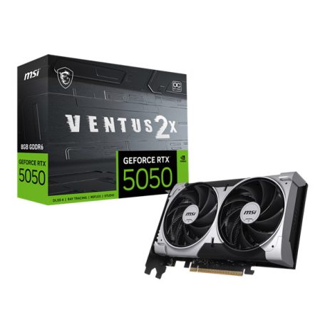 MSI Videokártya PCI-Ex16x nVIDIA RTX 5050 VENTUS 2X 8GB DDR6 OC