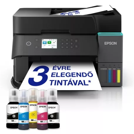 EPSON Tintasugaras nyomtató - EcoTank L6370 (A4, MFP, színes,4800x1200 DPI, 35 lap/perc, Full duplex, ADF, USB/LAN/Wifi)