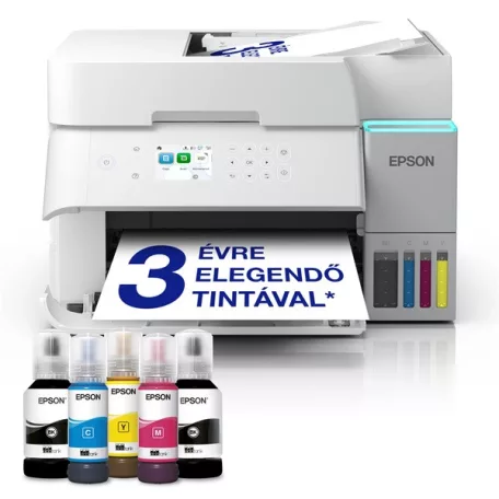 EPSON Tintasugaras nyomtató - EcoTank L6376 (A4, MFP, színes,4800x1200 DPI, 35 lap/perc, Full duplex, ADF, USB/LAN/Wifi)