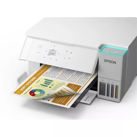 EPSON Tintasugaras nyomtató - EcoTank L4366 (A4, MFP, színes, 5760x1440 DPI, 33 lap/perc, duplex, USB/Wifi/Wifi Direct)