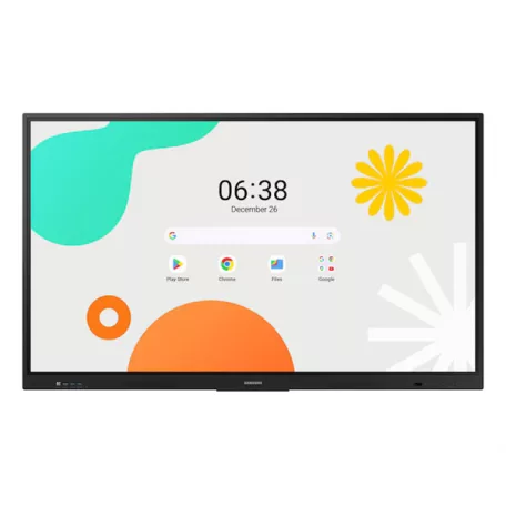 SAMSUNG 65" WAF Interaktív kijelző, 3840x2160, 12/7, 400 nit, 8ms, HDMI, USB, Wi-Fi