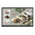 LG 16/7 Interaktív tábla 65" 65TR3DQ-B, 3840x2160, 400 nit, HDMIx3/DP/VGA/RS-232C/RJ45/USBx5/USB-Cx2