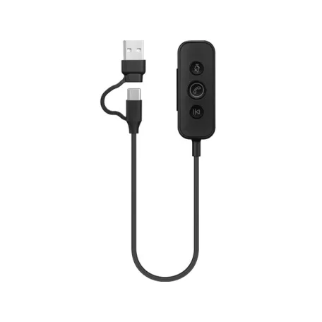 SANDBERG 3 in 1 Headset mikrofonnal, 3,5 mm minijack, USB-A és USB-C csatlakozó, hang szabályozás némítás, 5 év garancia