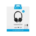 SANDBERG 3 in 1 Headset mikrofonnal, 3,5 mm minijack, USB-A és USB-C csatlakozó, hang szabályozás némítás, 5 év garancia