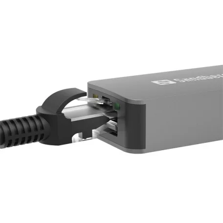 SANDBERG USB-C/A 2.5 GbE RJ45 adapter,  USB-C and USB-A Compatibility,  Ultra-Fast 2.5 Gbps Speeds, 5 év garancia
