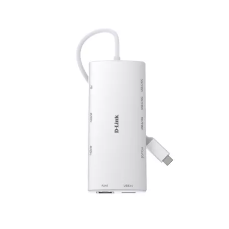 D-LINK USB-C HUB 2xUSB + 2xUSB-C + 1xPD + 2xHDMI + 1xLAN + 1xSD/TF3.0, DUP-A01