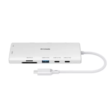 D-LINK USB-C HUB 2xUSB + 2xUSB-C + 1xPD + 2xHDMI + 1xLAN + 1xSD/TF3.0, DUP-A01