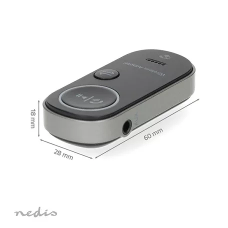 Nedis BTTC2500BK, bluetooth adó / vevő, akkumulátoros