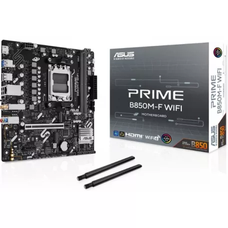 ASUS Alaplap AM5 PRIME B850M-F WIFI AMD B850, mATX