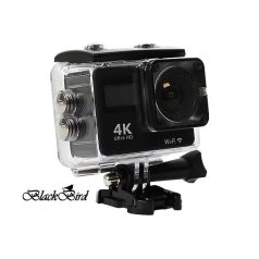 BLACKBIRD Akció Kamera 4K Wifi Magyar menü, Fekete