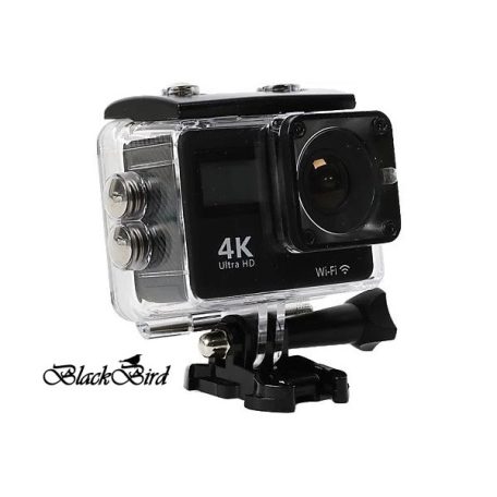 BLACKBIRD Akció Kamera 4K Wifi Magyar menü, Fekete