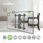 Nedis TVWM6550BK 37"- 80" LCD TV / monitor fali tartókonzol, maximum 50 kg, forgatható / dönthető, 3 forgáspont