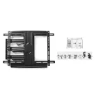 Nedis TVWM6550BK 37"- 80" LCD TV / monitor fali tartókonzol, maximum 50 kg, forgatható / dönthető, 3 forgáspont