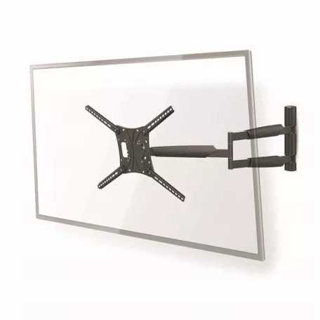 Nedis TVWM1790BK 13"-86"  LCD TV / monitor fali tartókonzol, maximum 60 kg, forgatható dönthető, 3 forgáspont