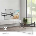 Nedis TVWM1790BK 13"-86"  LCD TV / monitor fali tartókonzol, maximum 60 kg, forgatható dönthető, 3 forgáspont