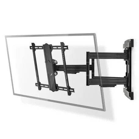Nedis TVWM6551BK 37"- 80" LCD TV / monitor fali tartókonzol, maximum 70 kg, forgatható / dönthető, 6 forgáspont