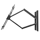 Nedis TVWM6551BK 37"- 80" LCD TV / monitor fali tartókonzol, maximum 70 kg, forgatható / dönthető, 6 forgáspont