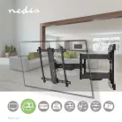 Nedis TVWM6551BK 37"- 80" LCD TV / monitor fali tartókonzol, maximum 70 kg, forgatható / dönthető, 6 forgáspont