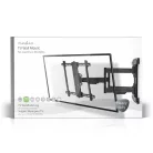 Nedis TVWM6551BK 37"- 80" LCD TV / monitor fali tartókonzol, maximum 70 kg, forgatható / dönthető, 6 forgáspont