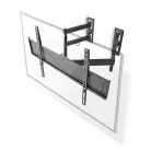 Nedis TVWM5350BK 32"- 70" LCD TV / monitor fali tartókonzol, maximum 40 kg, forgatható / dönthető, 6 forgáspont