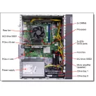 LENOVO torony szerver - ST45 V3 (3.5"), 4C AMD EPYC 4124P 3.8GHz, 1x16GB, 2x480GB RI SSD, Software RAID, 500W.