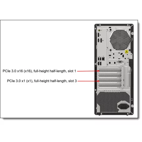 LENOVO torony szerver - ST45 V3 (3.5"), 4C AMD EPYC 4124P 3.8GHz, 1x16GB, 2x480GB RI SSD, Software RAID, 500W.