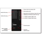 LENOVO torony szerver - ST45 V3 (3.5"), 12C AMD EPYC 4464P 3.7GHz, 1x32GB, 2x960GB RI SSD, Software RAID, 500W.