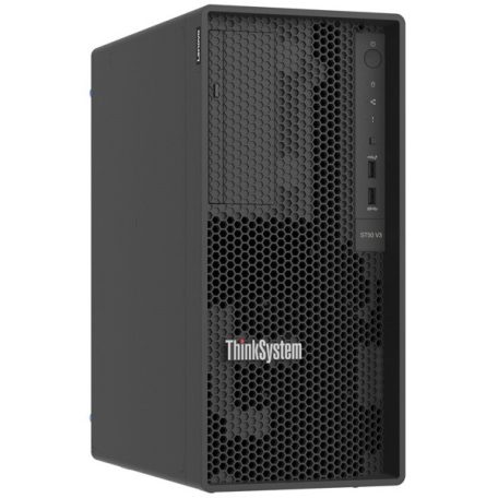 LENOVO torony szerver - ST50 V3 (3.5"), 4C 6315P 2.8Ghz, 1x16GB, 2x 480GB RI SSD, SW RAID, XCC2: Std, 500W.