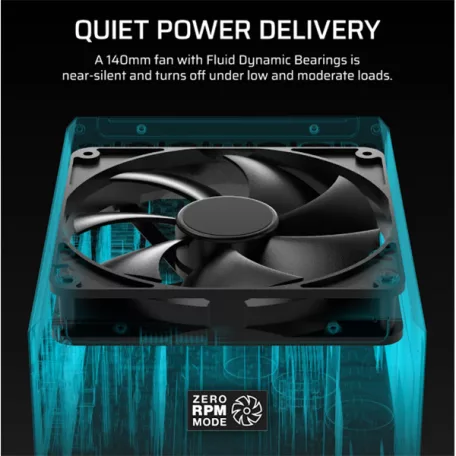 CORSAIR Tápegység Moduláris, iCUE LINK HXi SHIFT Series, HX1000i SHIFT, 1000 Watt, Cybenetics Platinum