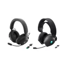 DELL Alienware Tri-Mode Wireless Gaming fejhallgató  AW725H - Dark Side of the Moon
