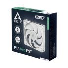 ARCTIC COOLING Rendszerhűtő Ventilátor P14 Pro PST Fehér, 14cm