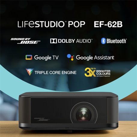 EPSON Projektor - Lifestudio Pop – EF-62B (3LCD, 1920x1080, 16:9, 700 AL, 5 000 000:1, HDMI/USB/WiFi)