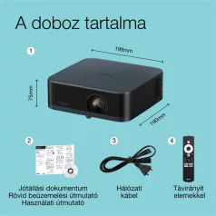   EPSON Projektor - Lifestudio Pop – EF-62N (3LCD, 1920x1080, 16:9, 700 AL, 5 000 000:1, HDMI/USB/WiFi)