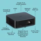 EPSON Projektor - Lifestudio Pop – EF-62N (3LCD, 1920x1080, 16:9, 700 AL, 5 000 000:1, HDMI/USB/WiFi)