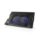 Nedis NBCR200BK notebook hűtő, 14 - 18", 2 X 140mm ventilátor, LED, 1200 rpm